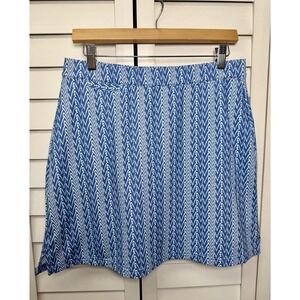 Peter Millar Abstract Golf Tennis Pickleball Skort UPF 50+ Women's Size Medium